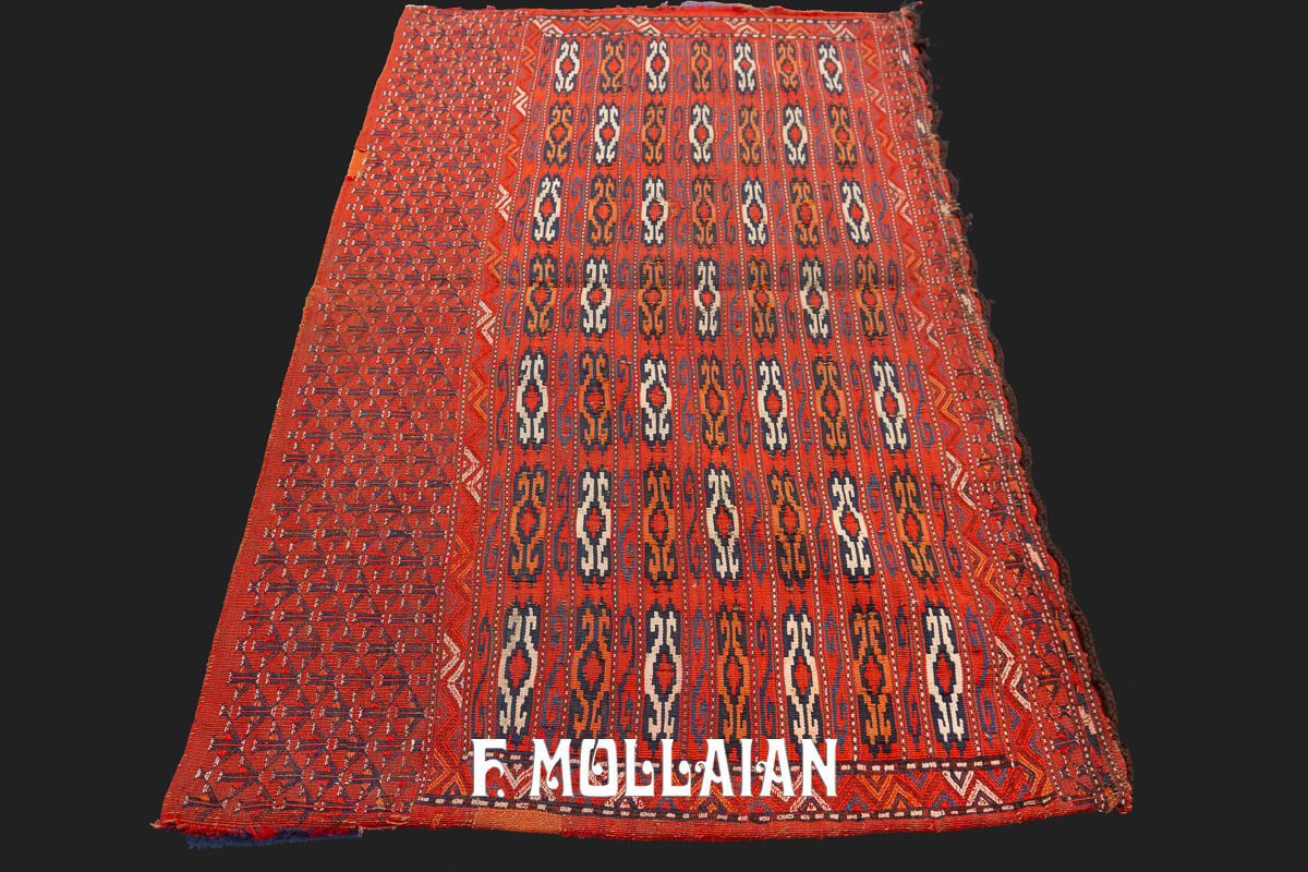 Antique Kilim Rug Giajim Red Color n°:224400